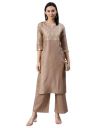 ZIYAA Women's Art Silk Straight Kurta...
