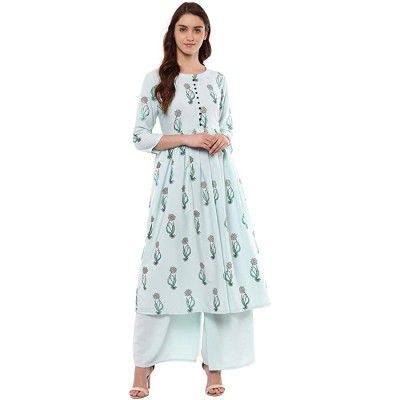 Ziyaa Womens crepe a-line Kurta