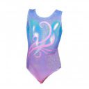 ZIZI Gymnastics Leotards for Little Girls One-piece Sparkle Classical Dancing Athletic Purple Outfits with Short 3-12T...