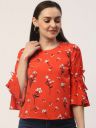 ZIZO By Namrata BajajWomen Coral Red ...