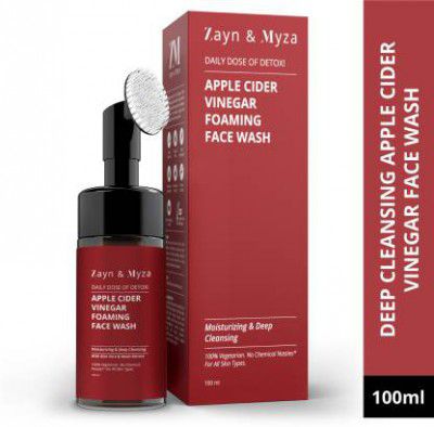 ZM Zayn & Myza Apple Cider Vinegar Deep Cleansing & Moisturizing Foaming Face Wash  (100 ml)