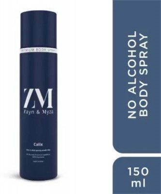 ZM Zayn & Myza Calix No Alcohol Body Spray - For Men (150 ml)