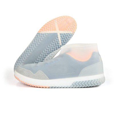 ZOEAST(TM) Silicone Waterproof Shoe Covers Rain Socks,Reusable Foldable Non-Slip Shoes Boots Shoes Covers Overshoe for Indoor