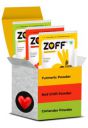 Zoff Combos Red Chilli Powder, Turmeric Powder & Coriander Powder | Pack of 3 | No Colors, Pure & Fresh Masala For Cooking, Hygienically Packed | 500 Gram Each | Total Weight - 1500 gm...