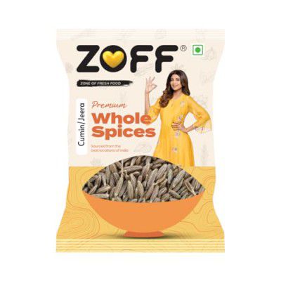 Zoff Whole Cumin Seeds Jeera 200gm - 100% Natural & Fresh  - Nutrient-Rich Spice for Indian Cooking