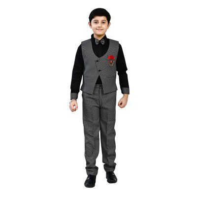 Zolario Boys Clothing, Dress for Kids Boys, Coat, Pant and Shirt Set, Ideal for Wedding, Birthday and Party.