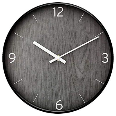 Zoliva Wall Clock 12" Silent Quartz Decorative Latest Wall Clock
