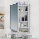 ZOLMIX® Premium Bathroom Cabinet with Mirror and Large Storage Space...