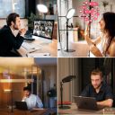 Zoom Lighting for Computer, Adjustable Desk Lighting for Video Calls...