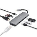 Zoook 8 Port Adaptor for Type C Devices - 8 in 1 Type C Hub for MacBook...