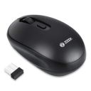 Zoook Clique Wireless Mouse, Silent Buttons, 1600 DPI Optical Tracking, PC/Mac/Laptop - Black...