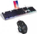 Zoook Combat Pro Silver Wired USB Desktop Keyboard  (Silver)...