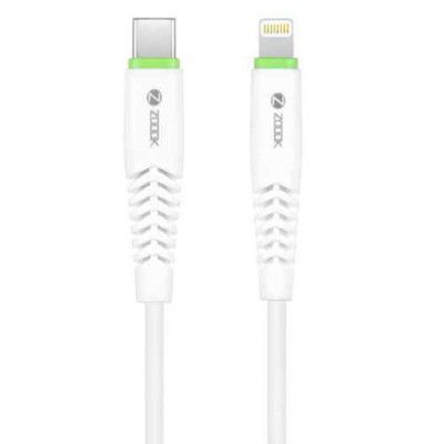 Zoook ICHARGE PD USB C to Lightning Cable (White)