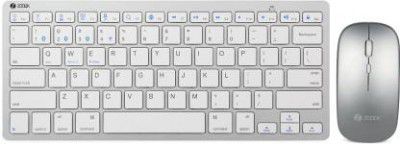 Zoook Magic Pad Combo/4 Device Connectivity/Dual Mode(BT+2.4G)/Keyboard & mouse Bluetooth Multi-device Keyboard  (Silver)