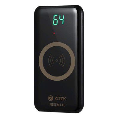 Zoook PBS10F (Freemate) Qi Certified 10000mAH Lithium Polymer Wireless Charging Power Bank