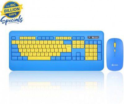 Zoook Qwerty Pad/3 Adj. DPI/Full Size Keyboard & Mouse Combo