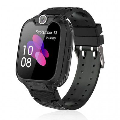 ZORBES® Smart Watch for Kids, HD Touch Screen Smartwatch,Two-Way Phone Calling, Taking Photo,Playing Gaming,Music Player Gift for Teens,Smartwatch Phone for Students-Black