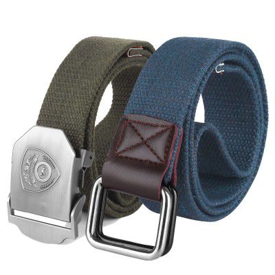 ZORO Cotton Woven Fabric Belt for Men | CB-44-40 | Pack of 2
