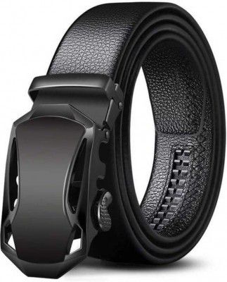 ZORO Mens Vegan Leather Belt for Men, Formal/Casual,Autolock,Black | Fit on up to 40 Inches Waist size