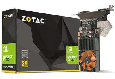 Zotac Gaming Geforce GT 710 DDR3 2GB 64Bit Pcie 2.0 DDR3 Sdram Graphics Card (2 Years Warranty + 3 Years Extended Warranty)