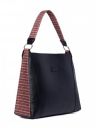 ZOUK Black Vegan Leather Classic Open Tote...
