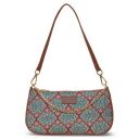 ZOUK Printed Women's Handcrafted Vegan Leather Mini Shoulder Bag...
