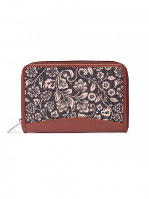 ZOUK Women's Handcrafted Classic Chain Wallet