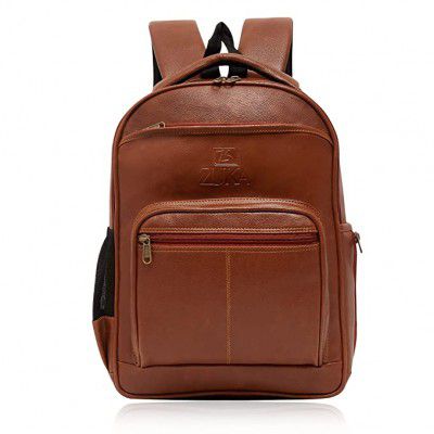 ZUKA Synthetic Leather Luxur Anti Theft Laptop Backpack 