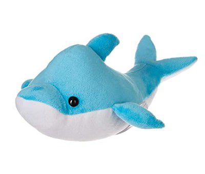ZUKU Aquatic Animals Soft Toy for Kids Playing Home decaration Birthday Gift (Blue Color Dolphin Soft Toys)