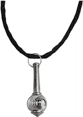 Zumrut? Handcrafted SIlver Plated Lord Bajrang Bali Hanuman Gada Pawanputra Hanumanji Gada Bajrangi Bhaijan Ghota, Hanuman Temple Fashion Pendant Religious Jewllery for Men/Women