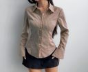 Zurity Women Shirt||Women Relaxed Fit Vertical Striped Spread Collar Cotton Casual Shirt (S-12-19)...