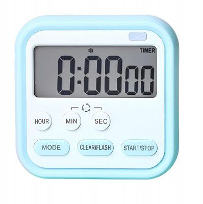 Zuvexa Digital Kitchen Timer with Stopwatch Function – (Multicolor)
