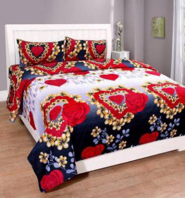 ZXIMPEX 144 TC Polycotton Double Printed Bedsheet 
