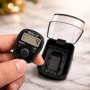 Zyphen Digital Tasbeeh Hand Tally Counter Finger Ring Digital Counting MachineCounter Tasbeeh & Jaap mala for Counting Purpose with LED (1 Pc -Black Color only)...
