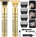 ZYRIAN Stainless Steel Multifunctional Trimmer Set Durable Lasting Perfect Fully Waterproof Trimmer 120 min Runtime 4 Length Settings  (Gold)...