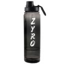 Zyro 1L Motivational Water Bottle 1000ml Plastic, Black...