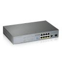 Zyxel GS1300-10HP 8 Port Gigabit 130W High Powered POE+ Unmanaged IP and CCTV Surveillance Switch | Rack/Wall Mount | 1 SFP+1 GbE...