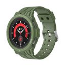 ZZMY Compatible with Samsung Galaxy Watch 5 Rugged Strap 40mm 44mm Shockproof Sport Watch Band Case for Galaxy Watch 5 Pro 45mm Straps with Bumper Case (No Watch)...